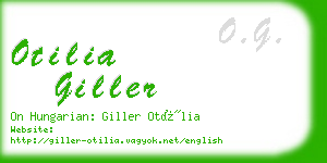 otilia giller business card